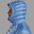 Cornflower Montane Women's Anti-Freeze Hooded Down Jacket Model 5 FAFZHCOR