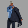 Cornflower Montane Women's Anti-Freeze Hooded Down Jacket Model 7 FAFZHCOR