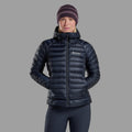 Eclipse Blue Montane Women's Anti-Freeze Hooded Down Jacket Model 3 FAFZHECL