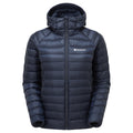 Eclipse Blue Montane Women's Anti-Freeze Hooded Down Jacket Front FAFZHECL