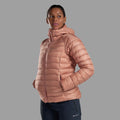 Pink Clay Montane Women's Anti-Freeze Hooded Down Jacket Model 3 FAFZHPCL