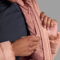 Pink Clay Montane Women's Anti-Freeze Hooded Down Jacket Model 6 FAFZHPCL