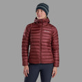 Sumac Montane Women's Anti-Freeze Hooded Down Jacket Model Front FAFZHSUM