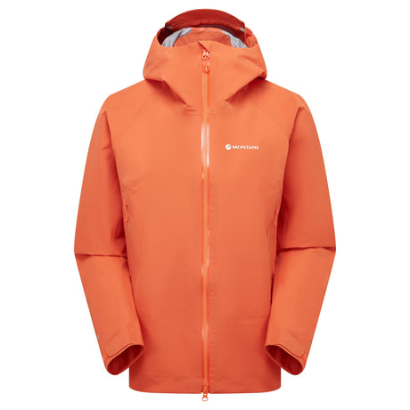 Tigerlily Montane Women's Alta Lite Waterproof Jacket Front FALLJTIG