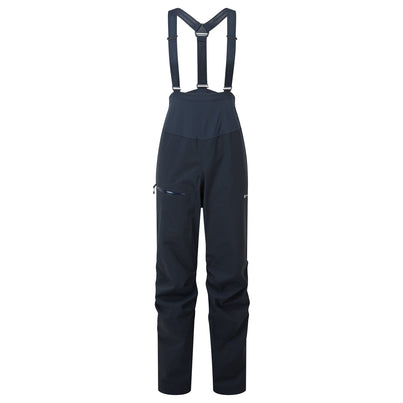 Eclipse Blue Montane Women's Alta Waterproof Pants Front FALTPECL
