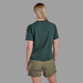 Deep Forest Montane Women's Alhena Merino Blend T-Shirt Model Back FALTSDFO