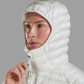 Powder Montane Women's Anti-Freeze Lite Hooded Down Jacket Model 4 FANLHPOW
