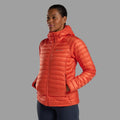 Tigerlily Montane Women's Anti-Freeze Lite Hooded Down Jacket Model 3 FANLHTIG