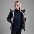 Eclipse Blue Montane Women's Caldus Fleece Jacket Model 5 FCAJAECL