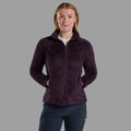 Mulberry Montane Women's Caldus Fleece Jacket Model 3 FCAJAMUL