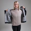 Oyster Montane Women's Caldus Fleece Jacket Model 5 FCAJAOYS