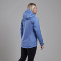 Cornflower Montane Women's Cetus Lite Waterproof Jacket Model Back FCLJACOR