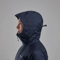 Eclipse Blue Montane Women's Cetus Lite Waterproof Jacket Model 6 FCLJAECL