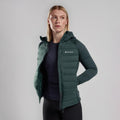 Deep Forest Montane Women's Composite Hooded Down Jacket Model 3 FCOHODFO