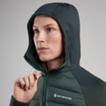 Deep Forest Montane Women's Composite Hooded Down Jacket Model 4 FCOHODFO