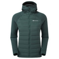 Deep Forest Montane Women's Composite Hooded Down Jacket Front FCOHODFO