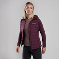 Mulberry Montane Women's Composite Hooded Down Jacket Model 3 FCOHOMUL