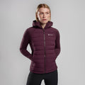 Mulberry Montane Women's Composite Hooded Down Jacket Model 4 FCOHOMUL