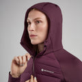 Mulberry Montane Women's Composite Hooded Down Jacket Model 5 FCOHOMUL