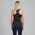Black Montane Women's Dart Vest Model Back FDAVEBLA