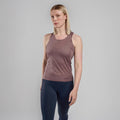 Moonscape Montane Women's Dart Vest Model Front FDAVEMOO