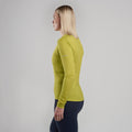 Citrus Spring Montane Women's Dart Lite Long Sleeve T-Shirt Model Back FDLLSCSP