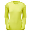 Citrus Spring Montane Women's Dart Lite Long Sleeve T-Shirt Front FDLLSCSP