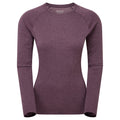 Mulberry Montane Women's Dart Long Sleeve T-Shirt Front FDLSTMUL