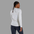 Powder Montane Women's Dart Long Sleeve T-Shirt Model Back FDLSTPOW