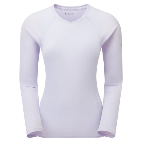 Lilac Haze Montane Women's Dart Nano Long Sleeve T-Shirt Front FDNLSLIL