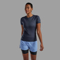 Eclipse Blue Montane Women's Dart Nano T-Shirt Model Front FDNTSECL