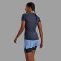 Eclipse Blue Montane Women's Dart Nano T-Shirt Model Back FDNTSECL