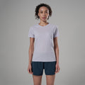 Lilac Haze Montane Women's Dart Nano T-Shirt Model Front FDNTSLIL