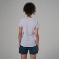 Lilac Haze Montane Women's Dart Nano T-Shirt Model Back FDNTSLIL