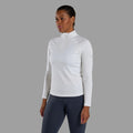 Powder Montane Women's Dart Zip Neck T-Shirt Model Front FDRZIPOW
