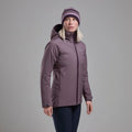 Moonscape Montane Women's Duality Insulated Waterproof Jacket Model Front FDUAJMOO