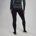 Black Montane Women's Dart XT Thermal Long Janes Model Back FDXLJBLA
