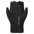 Black Montane Women's Dart XT Thermal Liner Gloves Front FDXTLBLA