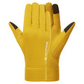 Ginkgo Gold Montane Women's Dart XT Thermal Liner Gloves Front FDXTLGIN