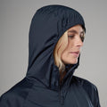 Eclipse Blue Montane Women's Featherlite Hooded Windproof Jacket Model 6 FFELHECL