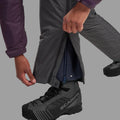 Midnight Grey Montane Women's Fortes Lite Insulated Pants Model 4 FFLIPMNG