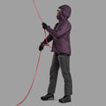 Midnight Grey Montane Women's Fortes Lite Insulated Pants Model 6 FFLIPMNG