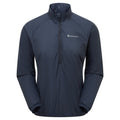 Eclipse Blue Montane Women's Fortes Nano Insulated Half-Zip Jacket Front FFONHECL