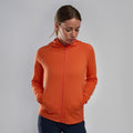 Tigerlily Montane Women's Fury Lite Hooded Fleece Jacket Model 3 FFULHTIG