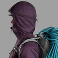 Mulberry Montane Women's Fortes XT Hooded Insulated Jacket Model 5 FFXTHMUL