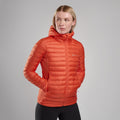 Tigerlily Montane Women's Icarus Lite Hooded Jacket Model 3 FICLHTIG