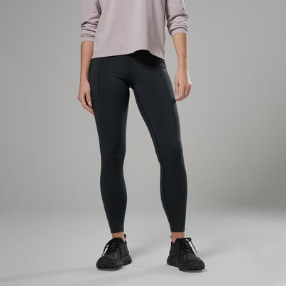 Black Montane Women's Ineo Lite Leggings Front FILISBLA