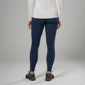 Eclipse Blue Montane Women's Ineo Leggings Model Back FIPARECL