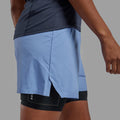 Cornflower Montane Women's Jetstream 6" Trail Running Shorts Model 3 FJSS6COR