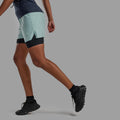 Sea Mist Montane Women's Jetstream 6" Trail Running Shorts Model 3 FJSS6SEA